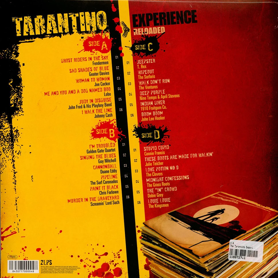 V.A. - The Tarantino Experience Yellow / Red Vinyl Edition