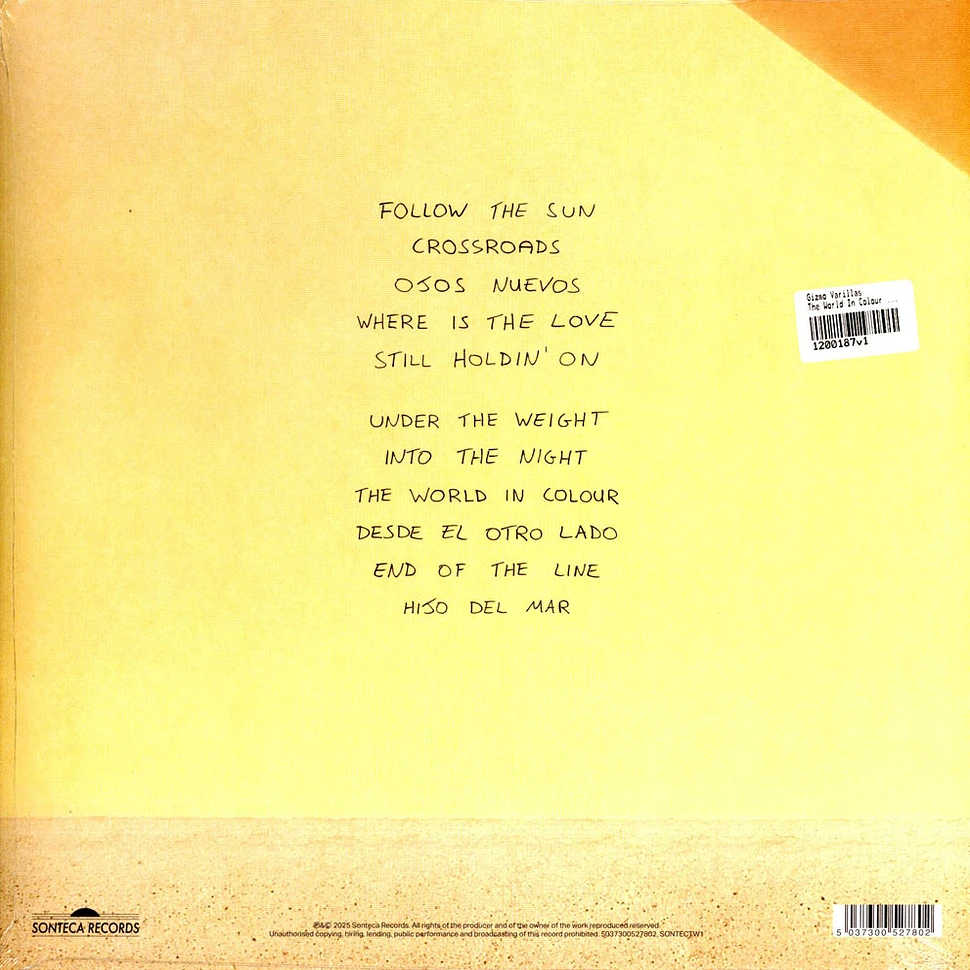 Gizmo Varillas - The World In Colour (Yellow Vinyl)