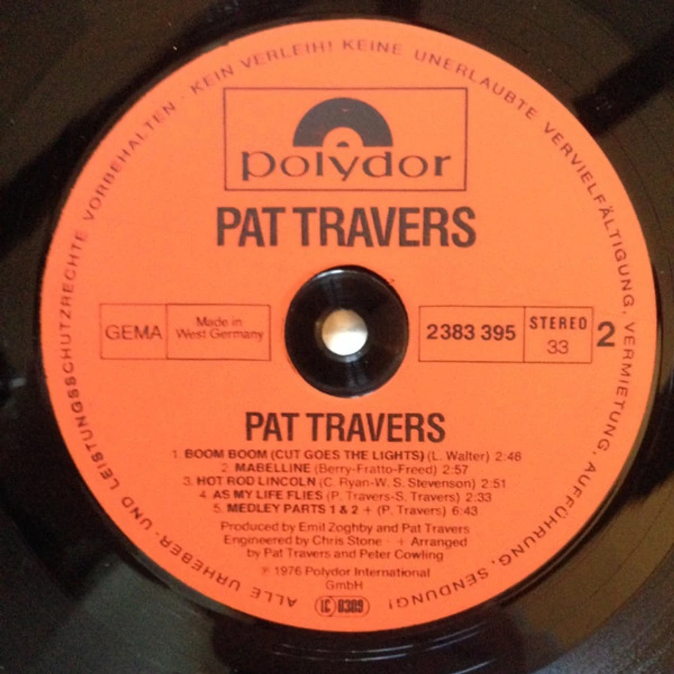 Pat Travers - Pat Travers