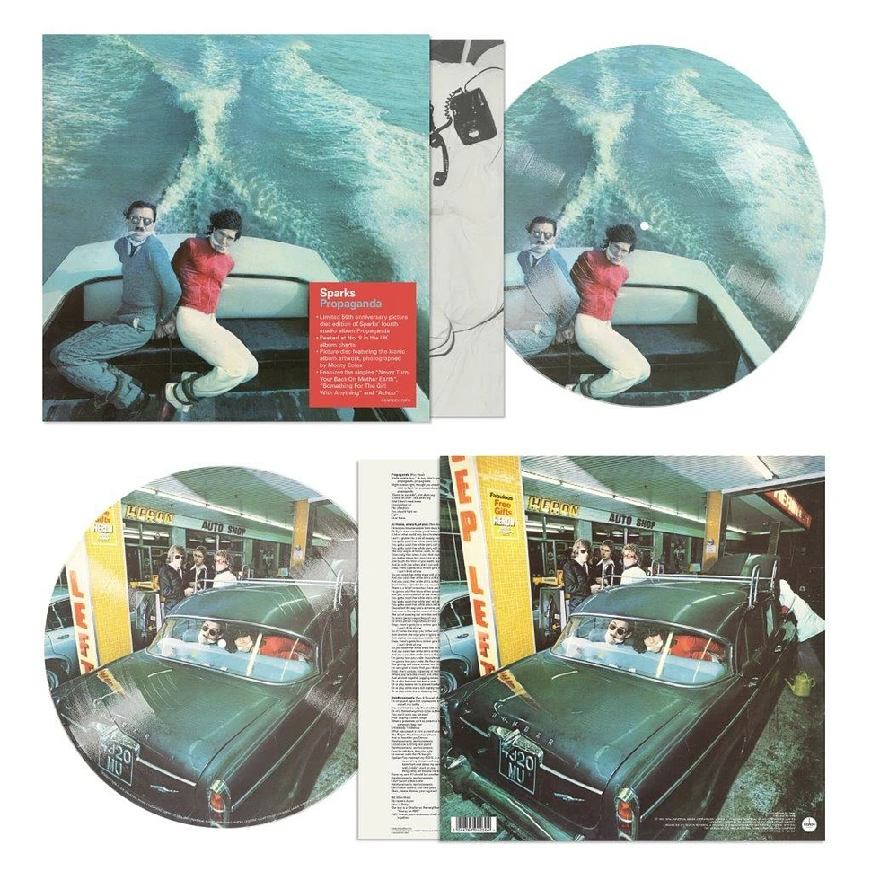 Sparks - Propaganda 50th Anniversary Picture Disc Edition