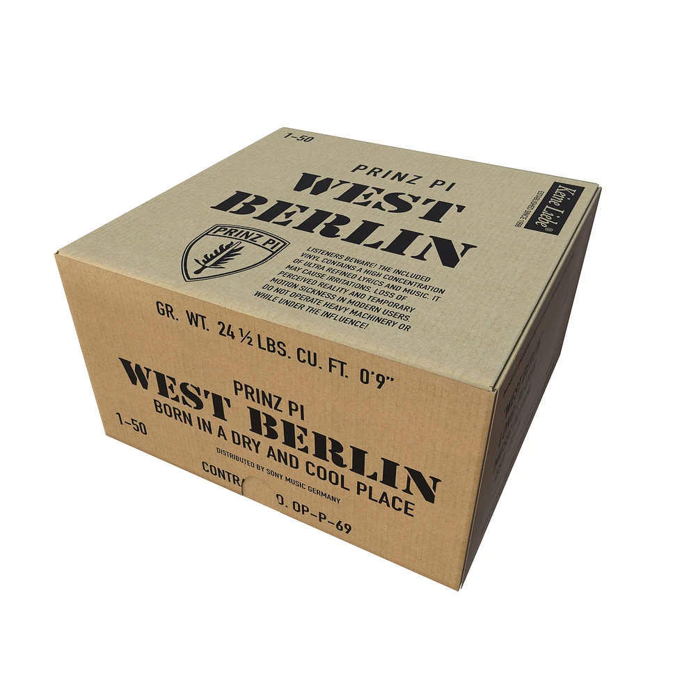 Prinz Pi - WEST-BERLIN Limited Care Paket Edition Schwarz / Grün