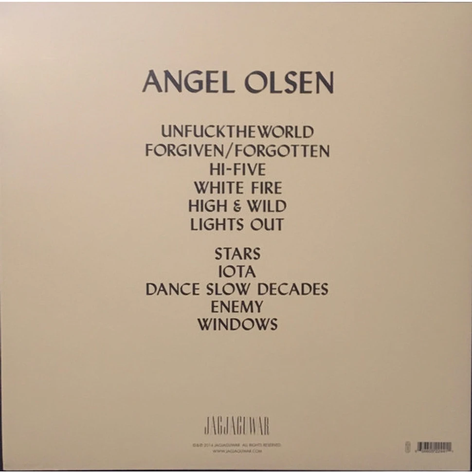 Angel Olsen - Burn Your Fire For No Witness