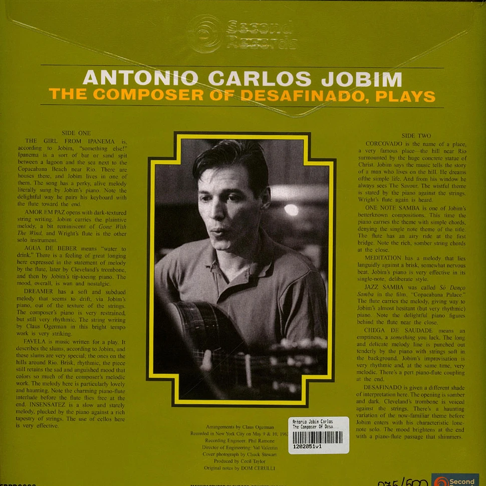 Antonio Jobim Carlos - The Composer Of Desafinado Lagoon Vinyl Edition