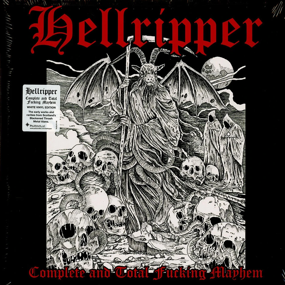 Hellripper - Complete & Total Fucking Mayhem Limited White Vinyl Edition