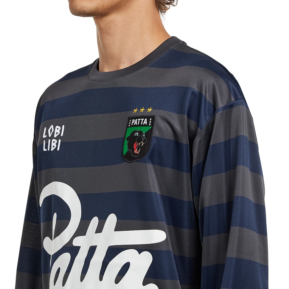 Patta - Striped Longsleeve Football Jersey