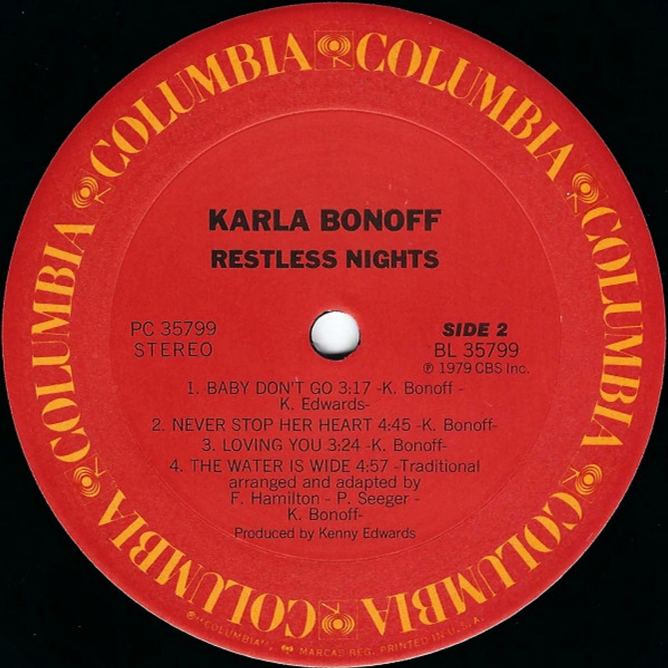 Karla Bonoff - Restless Nights