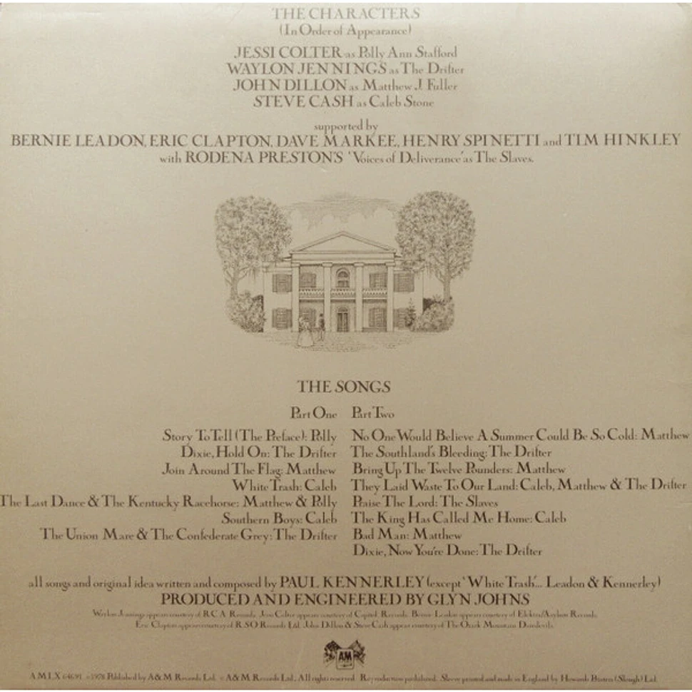 V.A. - White Mansions (A Tale From The American Civil War 1861-1865)