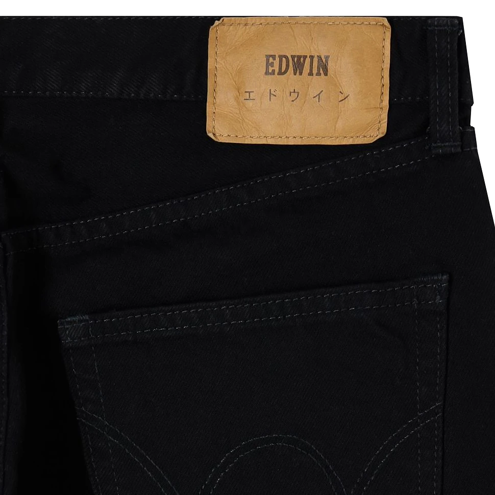 Edwin - Regular Tapered Kaihara, Right Hand Black Denim, 13 oz