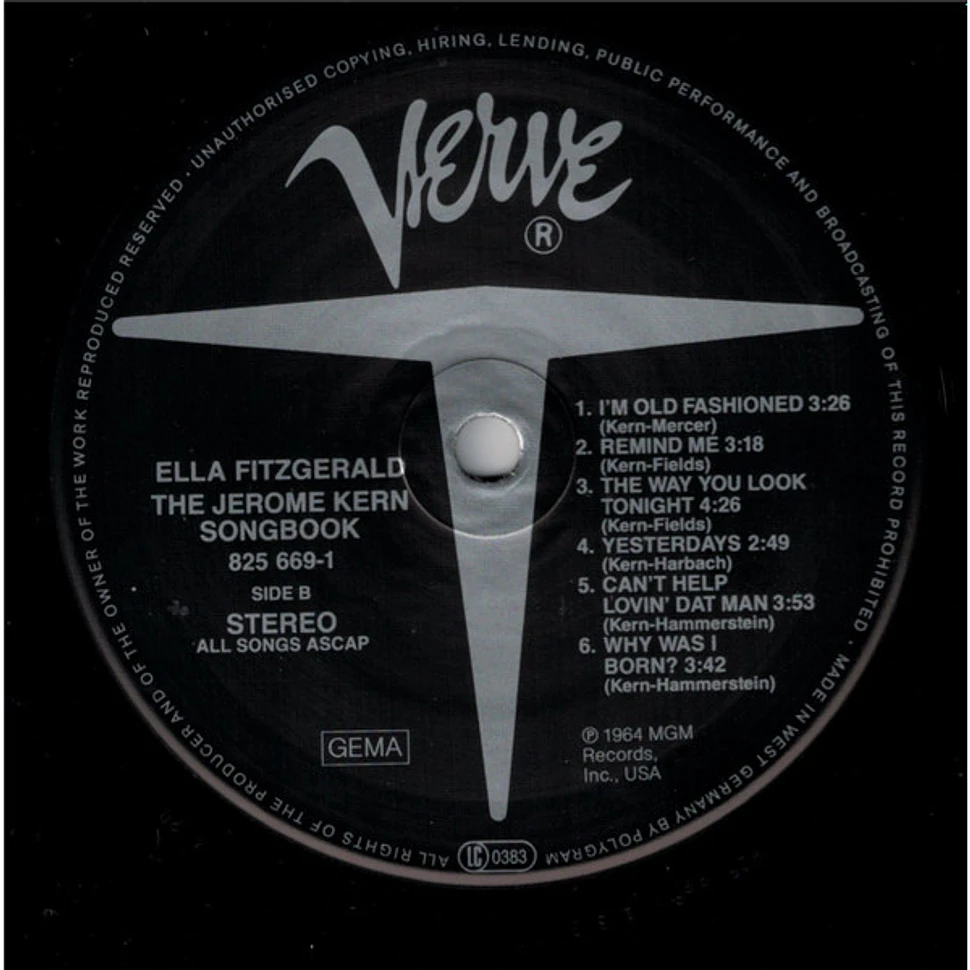 Ella Fitzgerald - The Jerome Kern Songbook