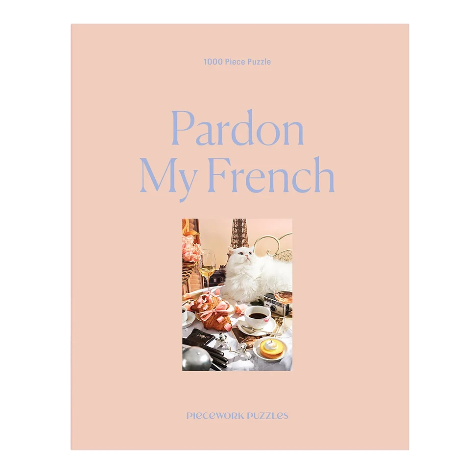 Piecework Puzzles - Pardon My French 1000 Piece Puzzle