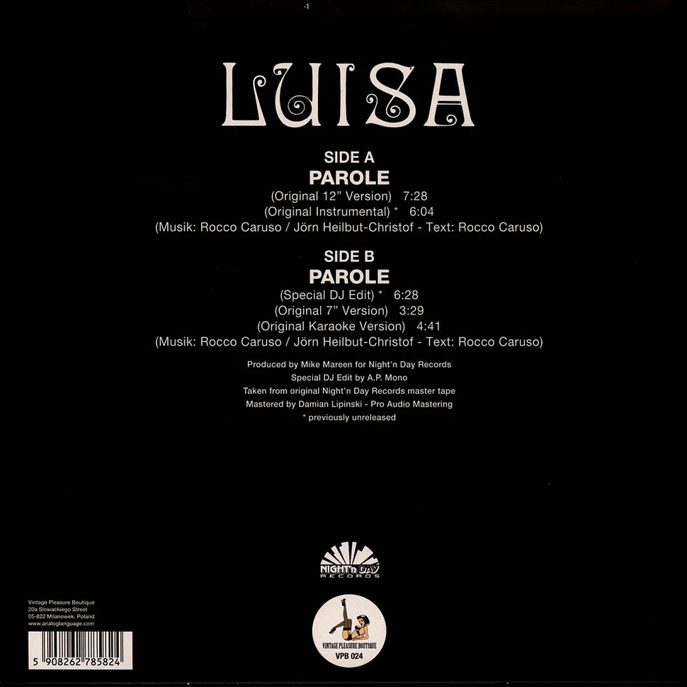 Luisa - Parole