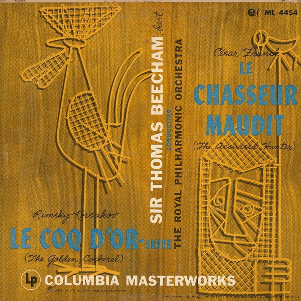 Nikolai Rimsky-Korsakov / César Franck - Sir Thomas Beecham Conducting Royal Philharmonic Orchestra - Le Coq D'Or Suite (The Golden Cockerel) / Le Chasseur Maudit (The Accursed Hunter)