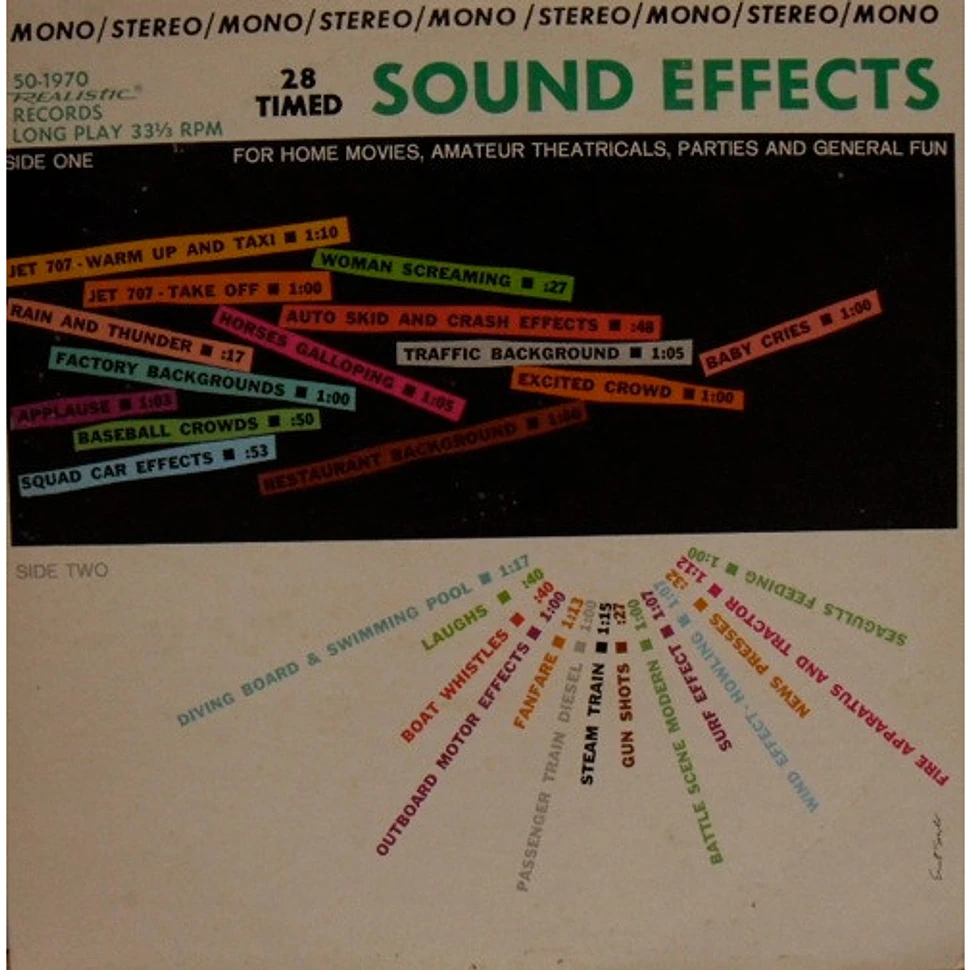 No Artist - 28 Timed Sound Effects