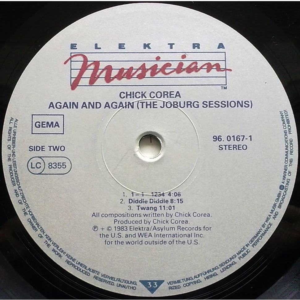 Chick Corea - Again And Again (The Joburg Sessions)