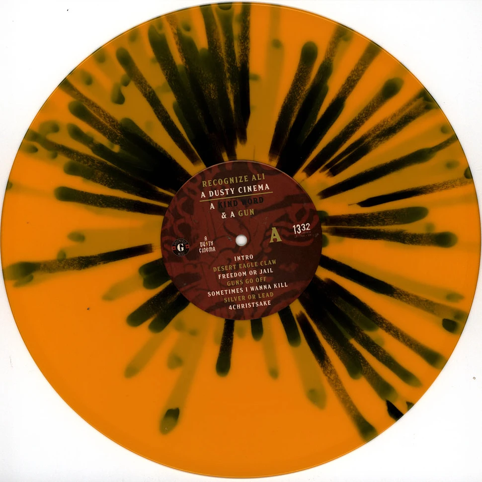 Recognize Ali - A Kind Word & A Gun Splatter Vinyl Edition w/ Obi