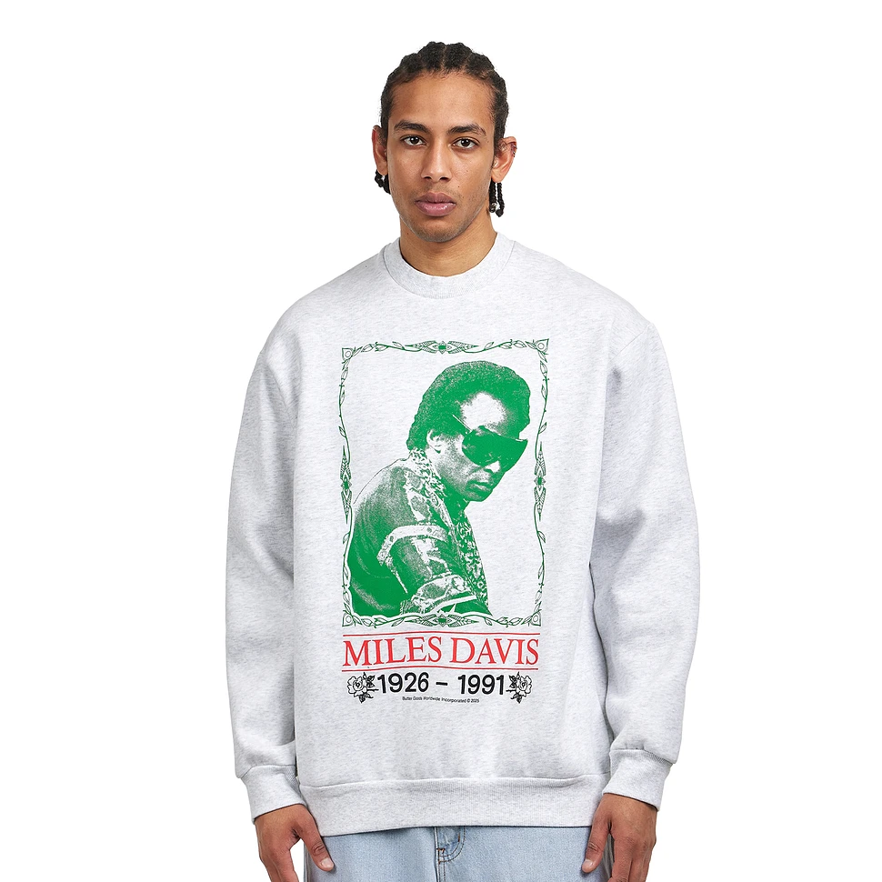 Butter Goods x Miles Davis - Thanks Crewneck