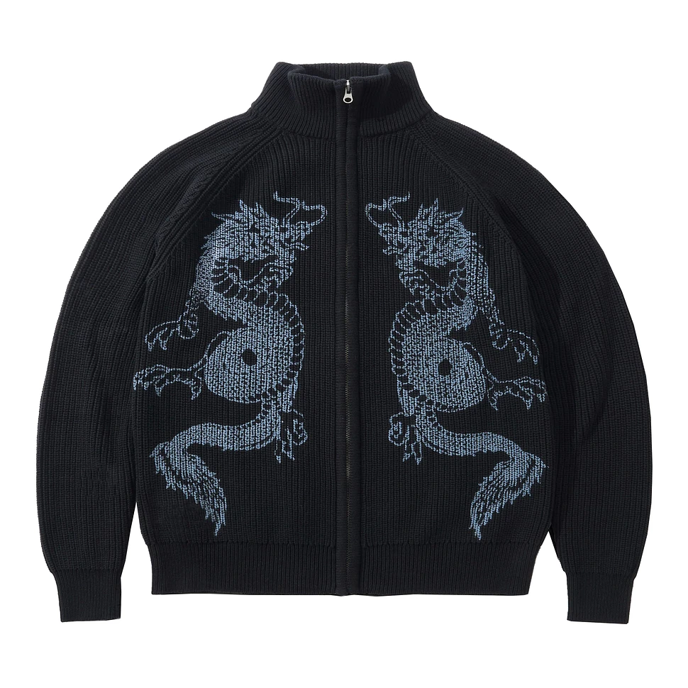 Butter Goods - Dragon Zip-Thru Knit Sweater