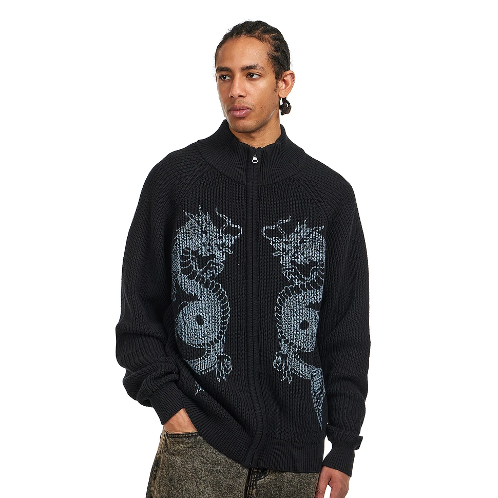 Butter Goods - Dragon Zip-Thru Knit Sweater
