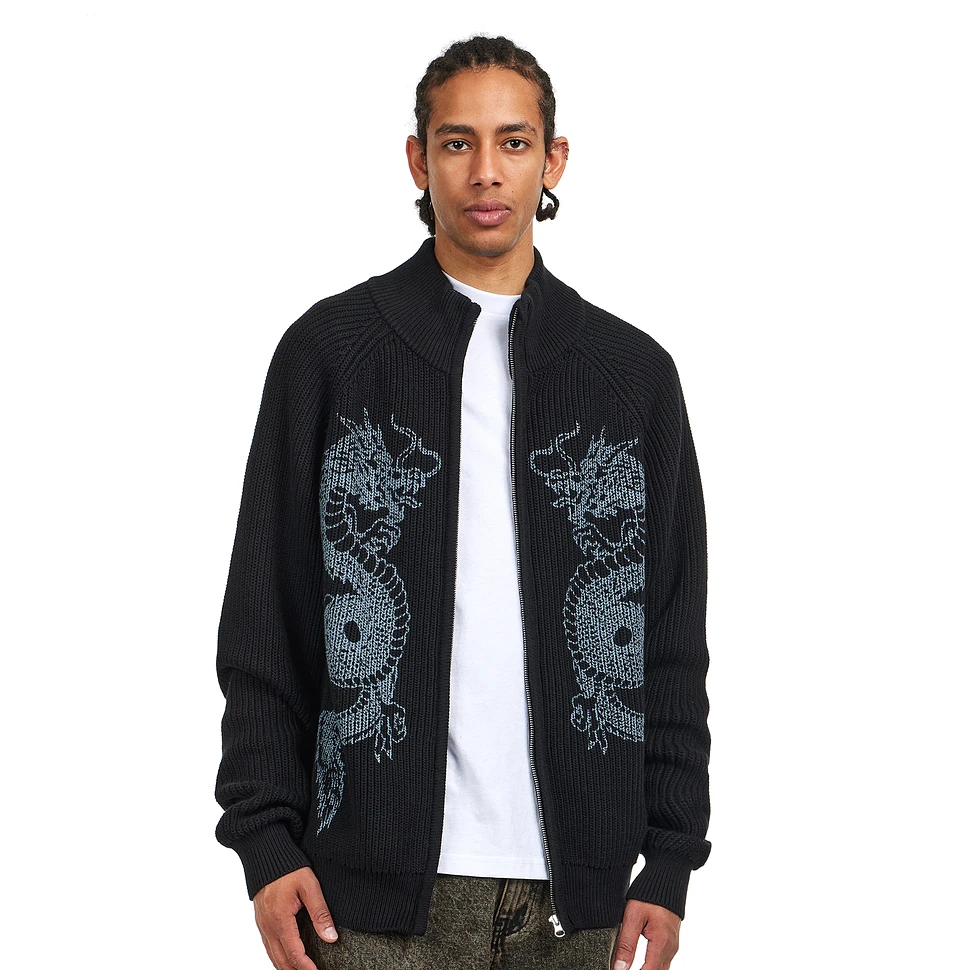 Butter Goods - Dragon Zip-Thru Knit Sweater