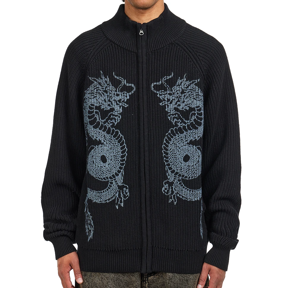 Butter Goods - Dragon Zip-Thru Knit Sweater