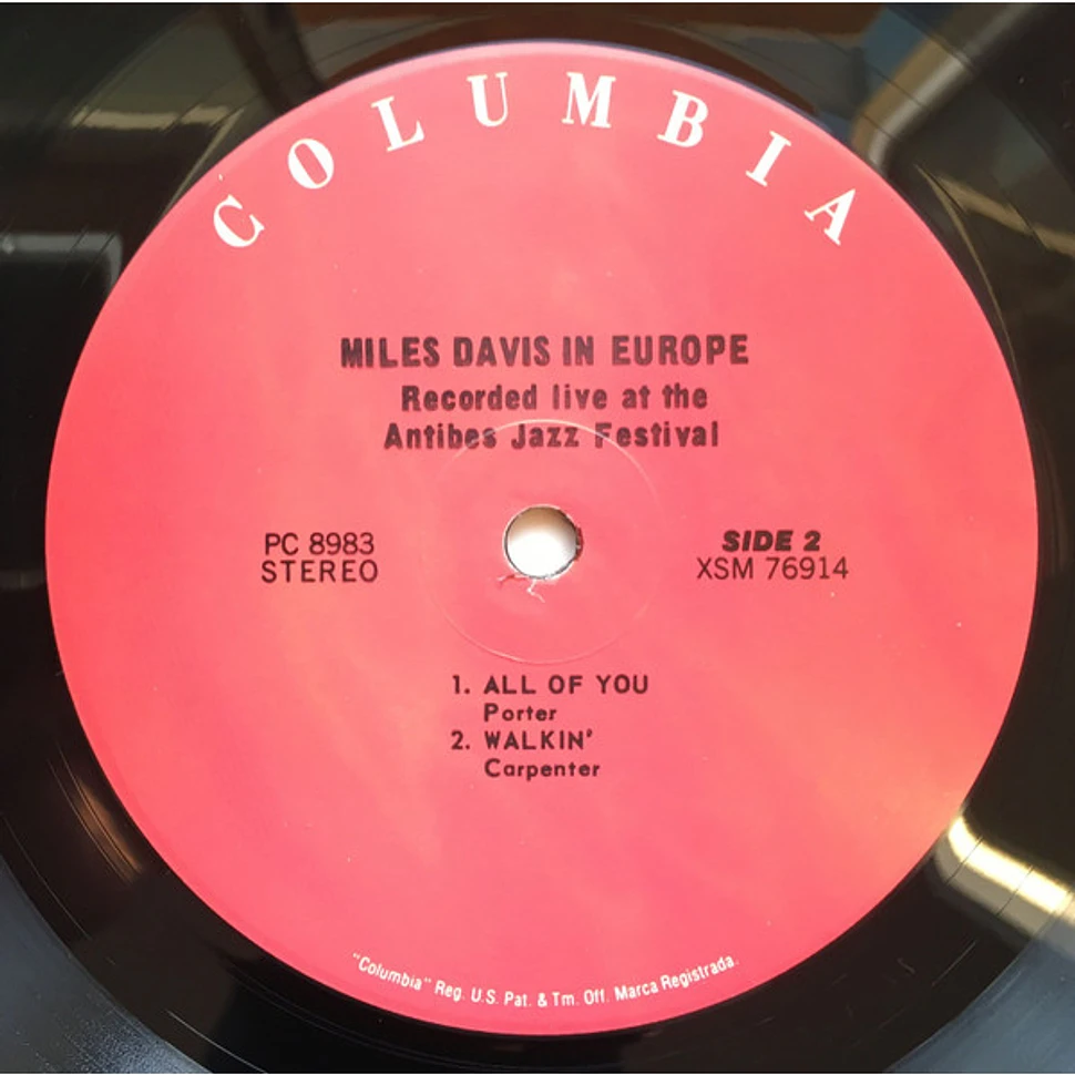 Miles Davis - Miles Davis In Europe