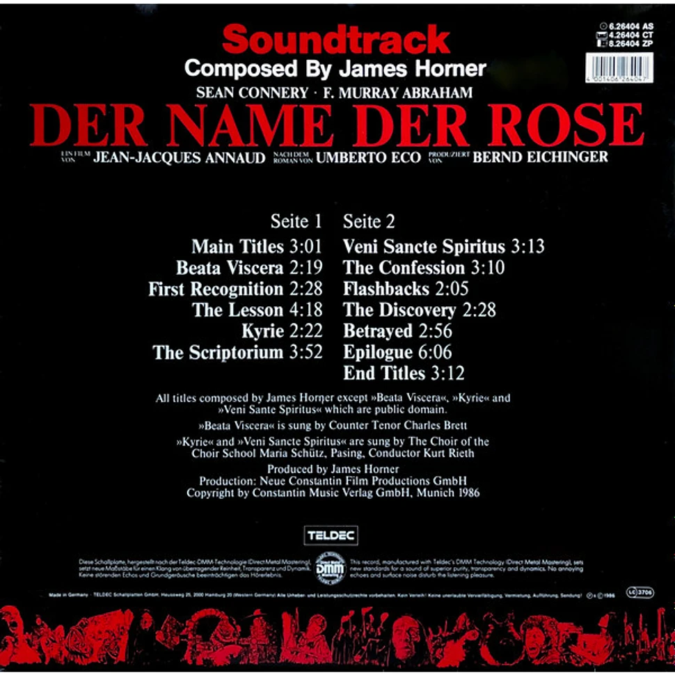 James Horner - OST Der Name Der Rose