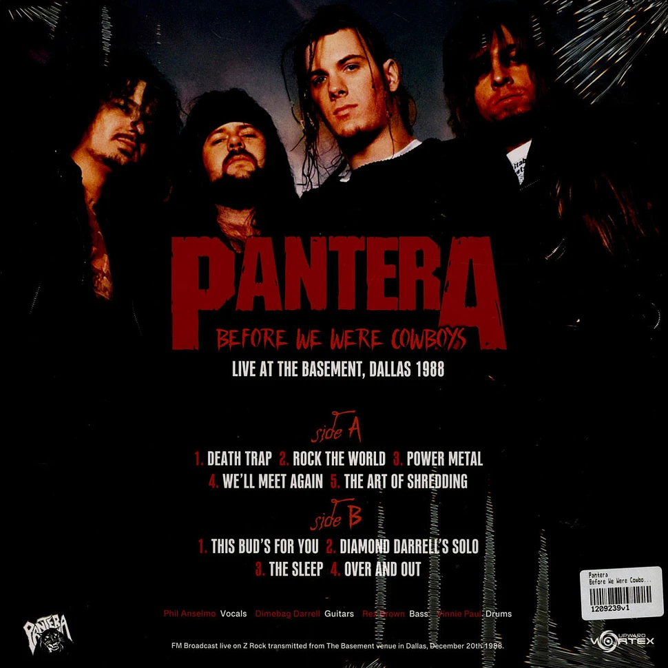 Pantera - Before We Were Cowboys: Live At The Basement, Dallas 1988