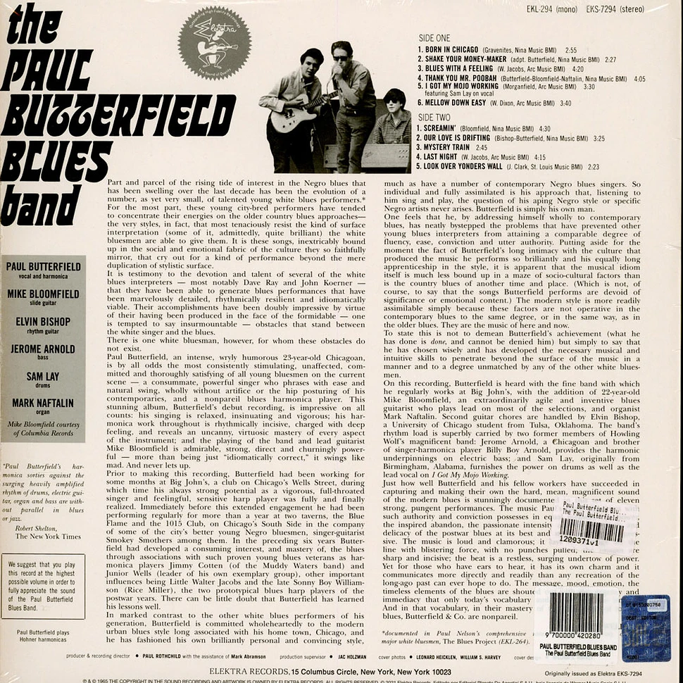 Paul Butterfield Blues Band - The Paul Butterfield Blues Band