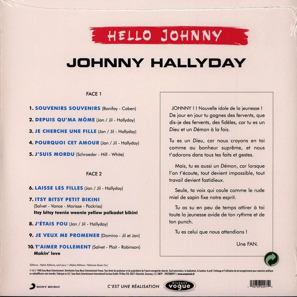 Johnny Hallyday - Hello Johnny