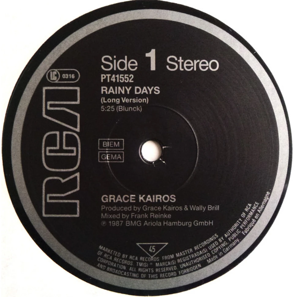 Grace Kairos - Rainy Days