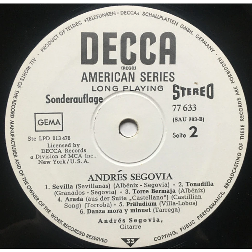 Andrés Segovia - Andrés Segovia