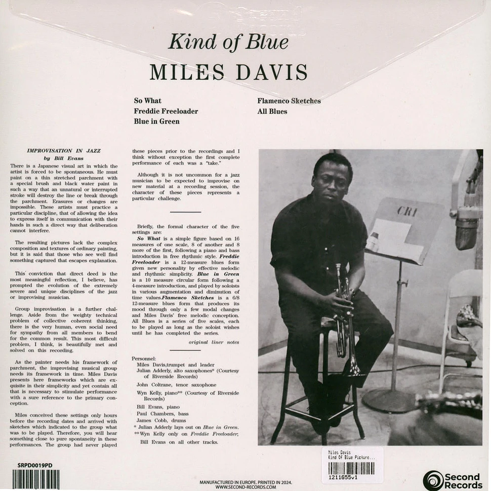 Miles Davis - Kind Of Blue Picture Disc