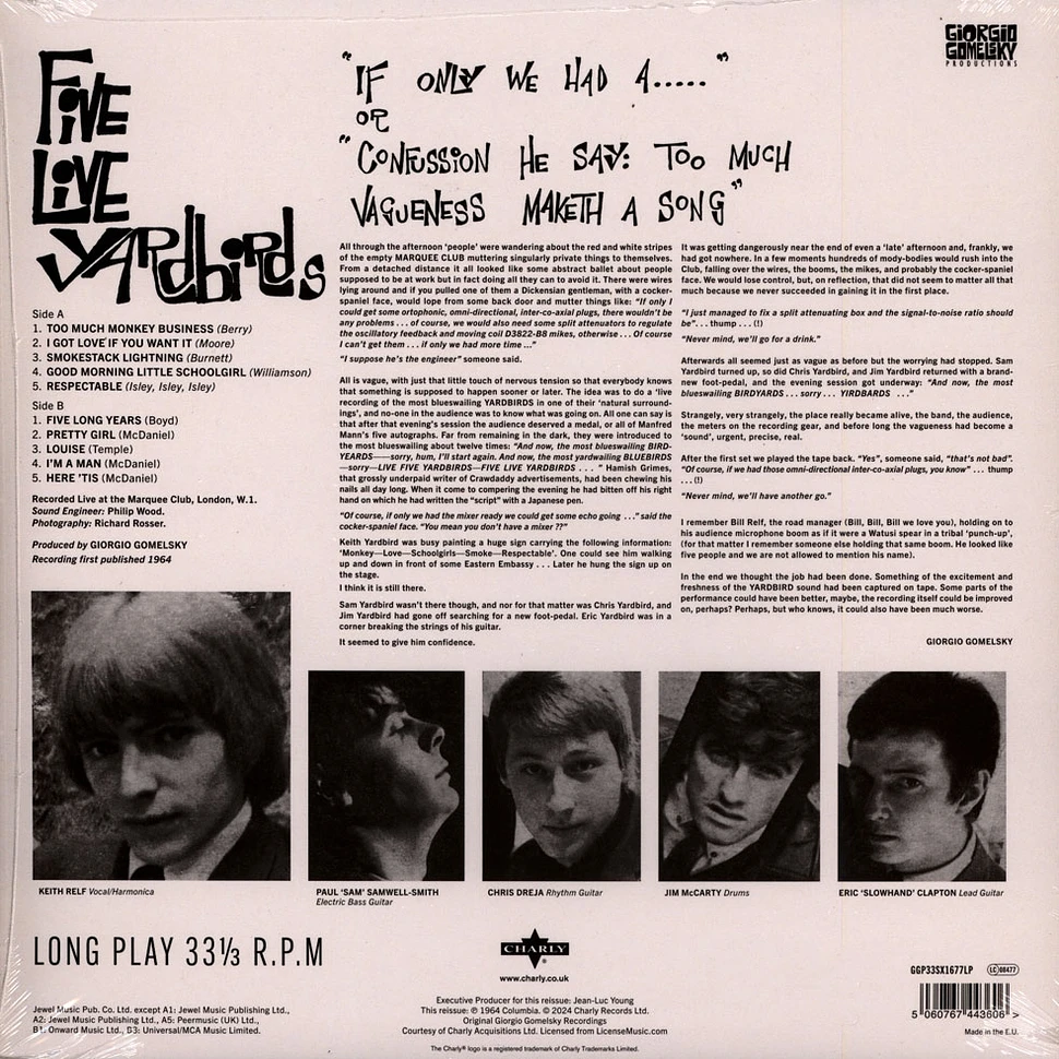 Yardbirds - Five Live Yardbirds