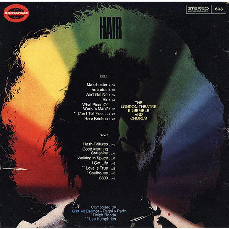 The London Theatre Ensemble And Chorus - Hair