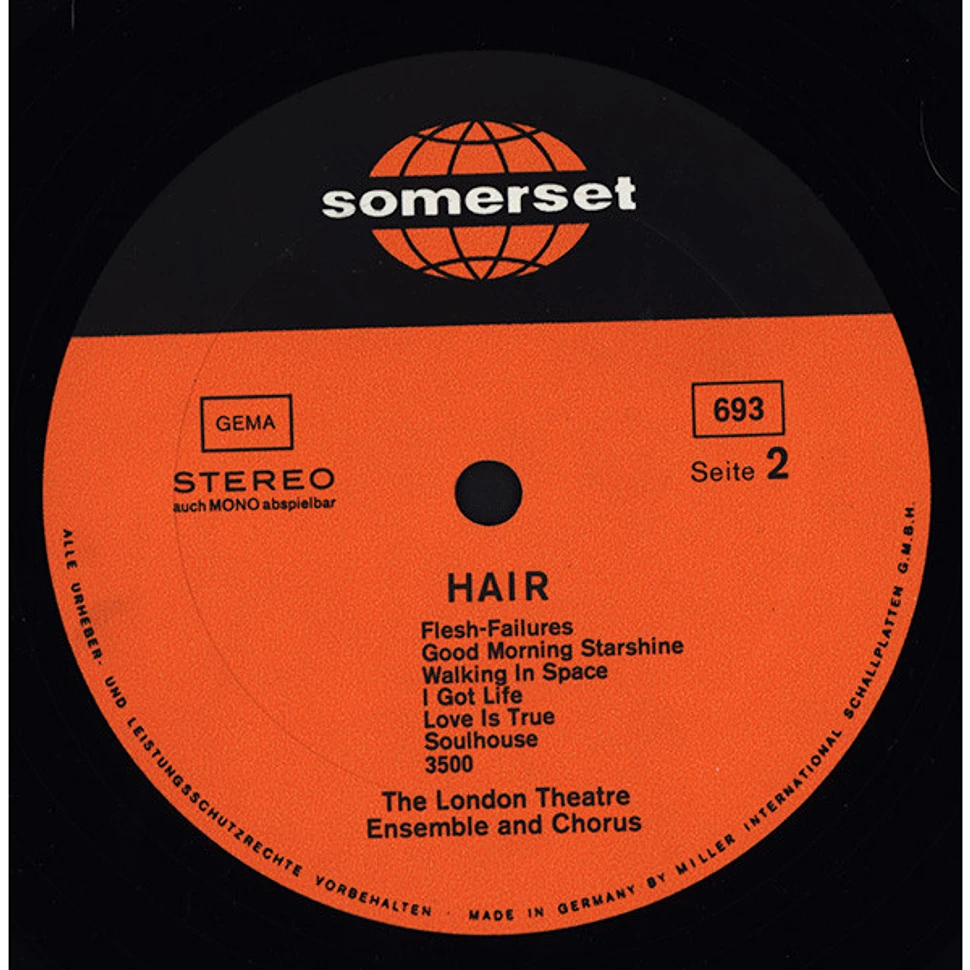 The London Theatre Ensemble And Chorus - Hair