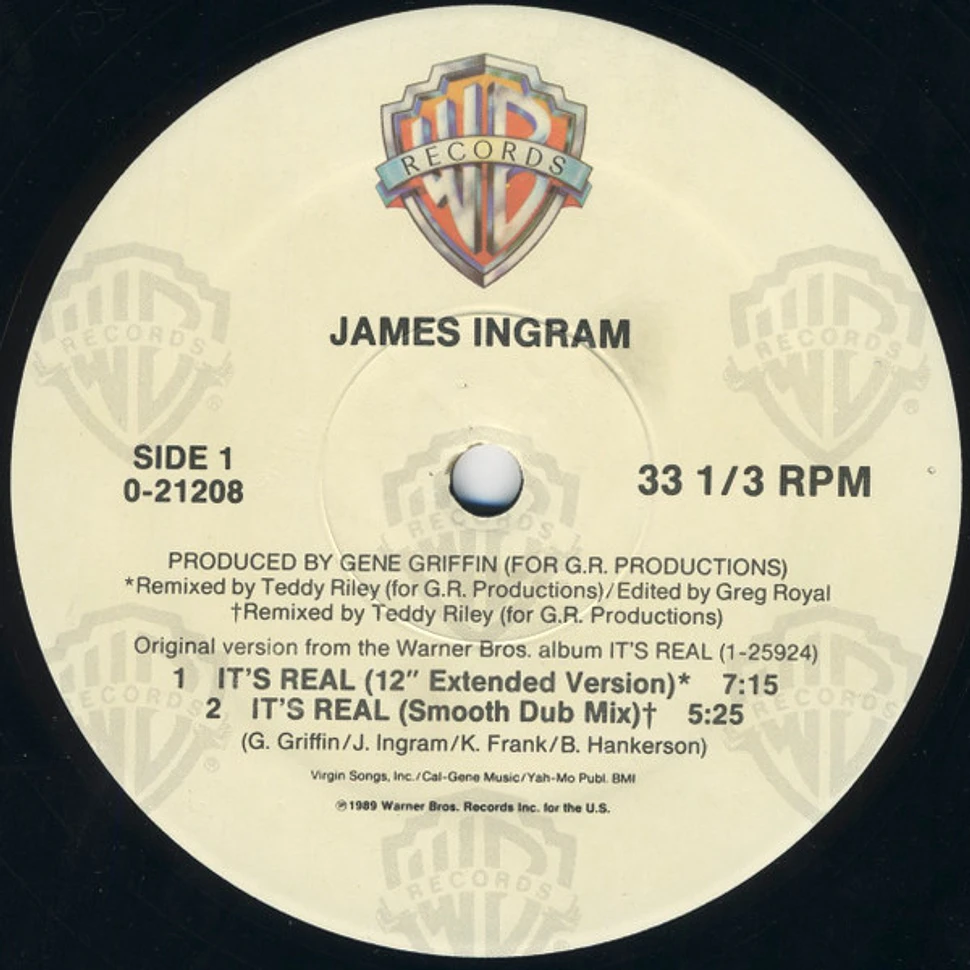 James Ingram - It's Real