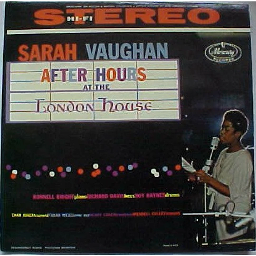 Sarah Vaughan - After Hours At The London House