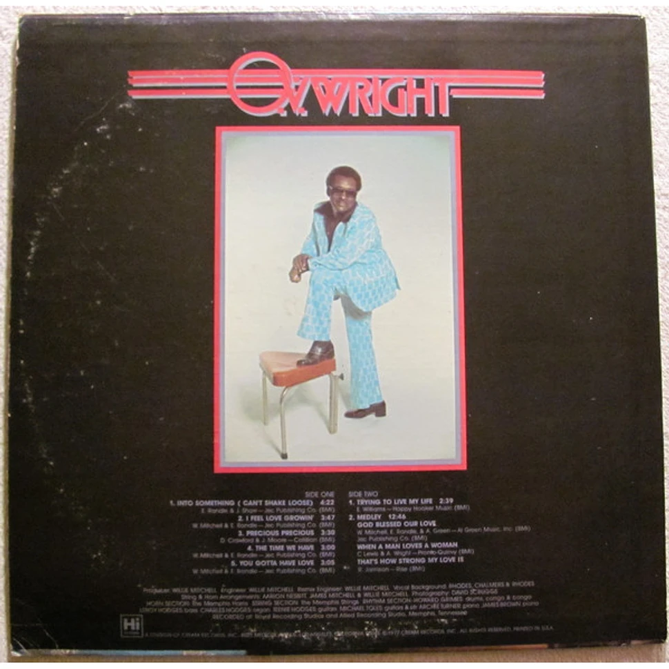 O.V. Wright - Into Something (Can't Shake Loose)