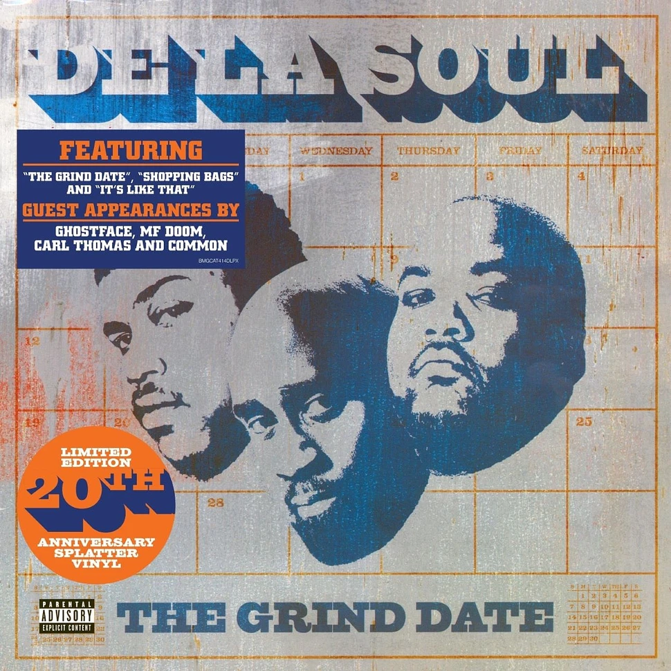 De La Soul - The Grind Date 20th Anniversary Splatter Vinyl Edition