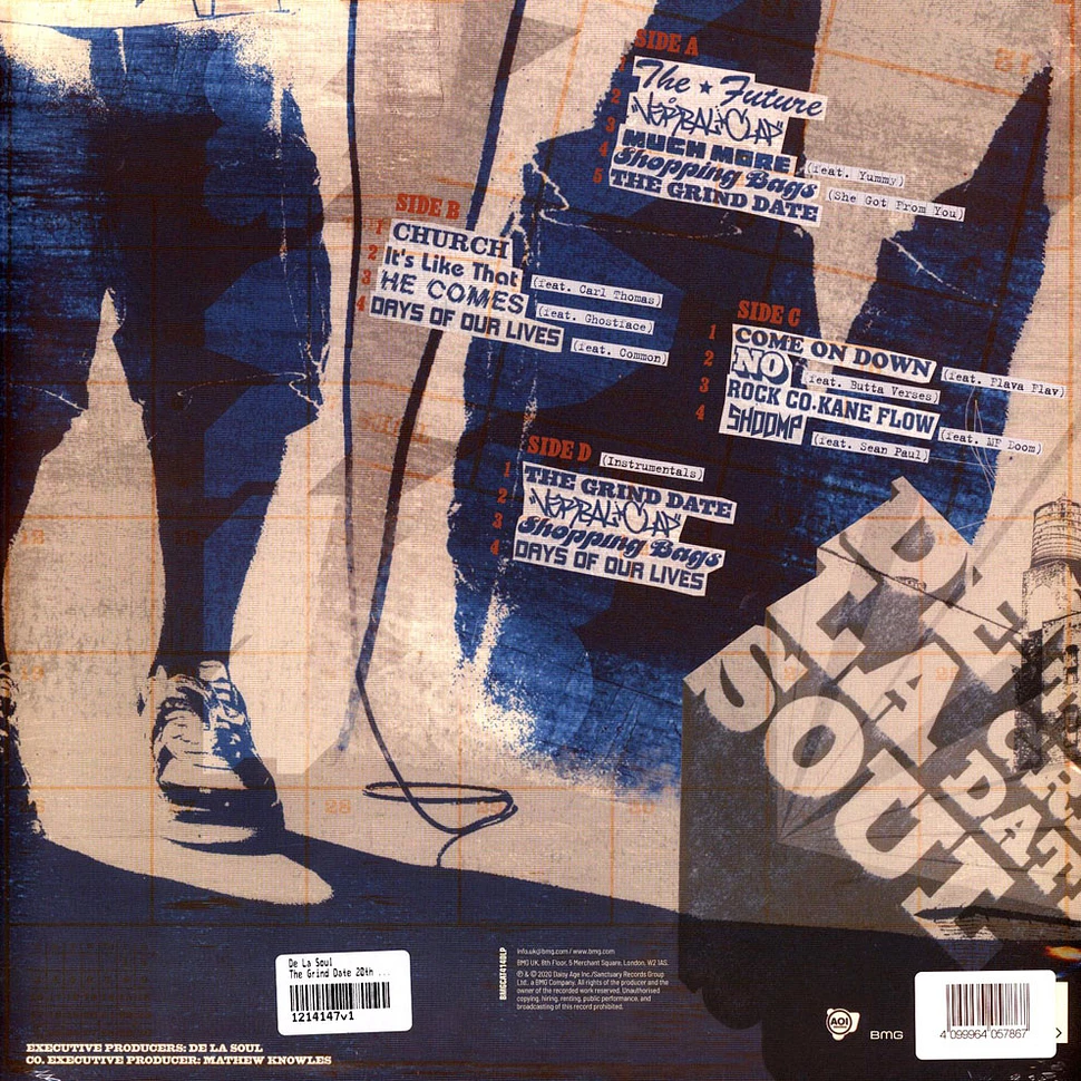 De La Soul - The Grind Date 20th Anniversary Splatter Vinyl Edition