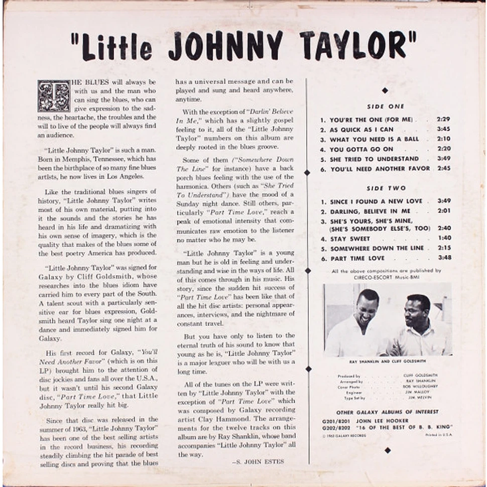 Little Johnny Taylor - Little Johnny Taylor