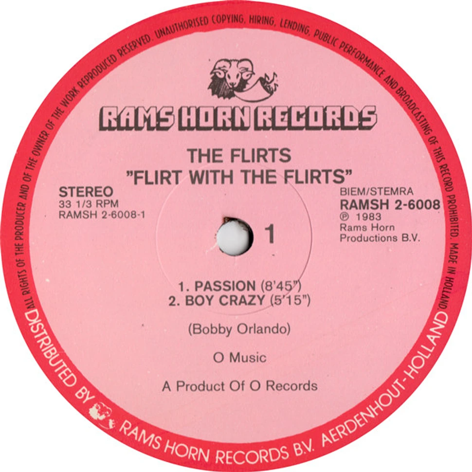 The Flirts - Flirt With The Flirts