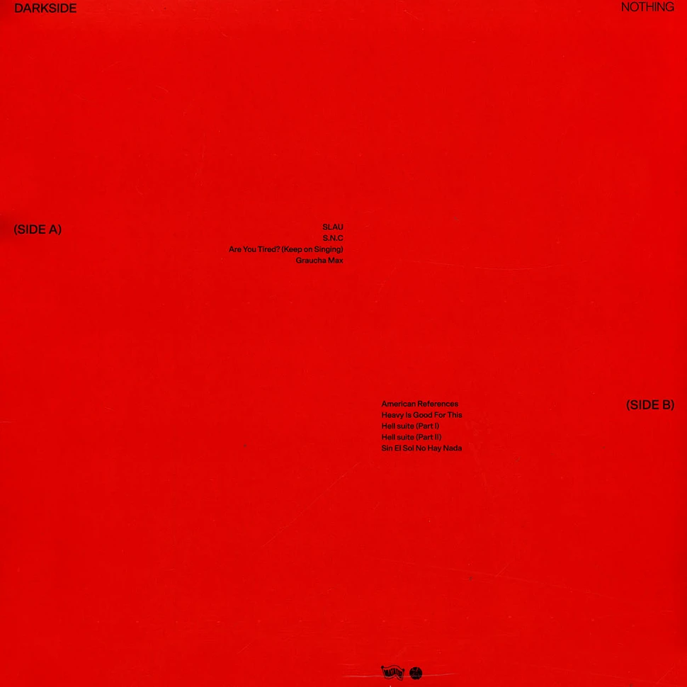 Darkside (Nicolas Jaar & Dave Harrington) - Nothing Red Vinyl Edition