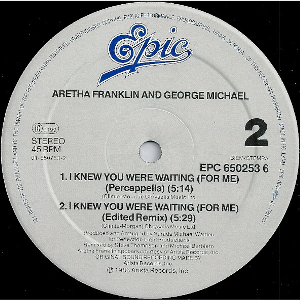 Aretha Franklin & George Michael - I Knew You Were Waiting (For Me)