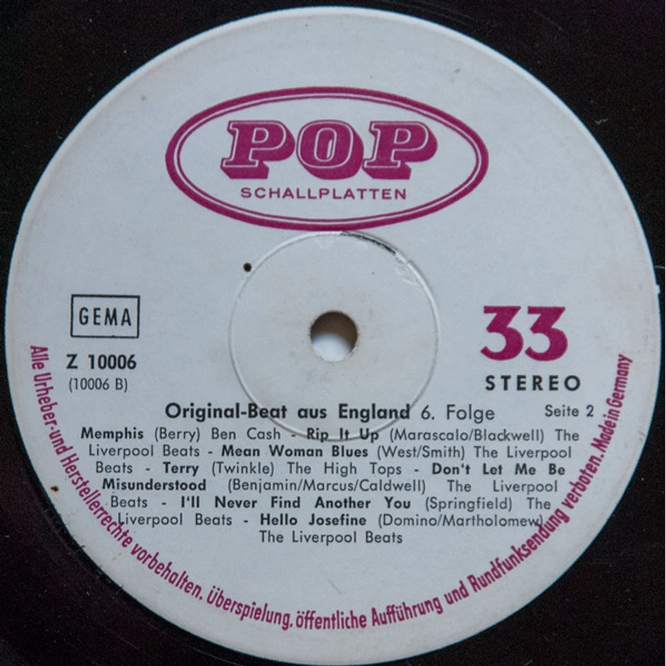 V.A. - Original Beat Aus England 6. Folge