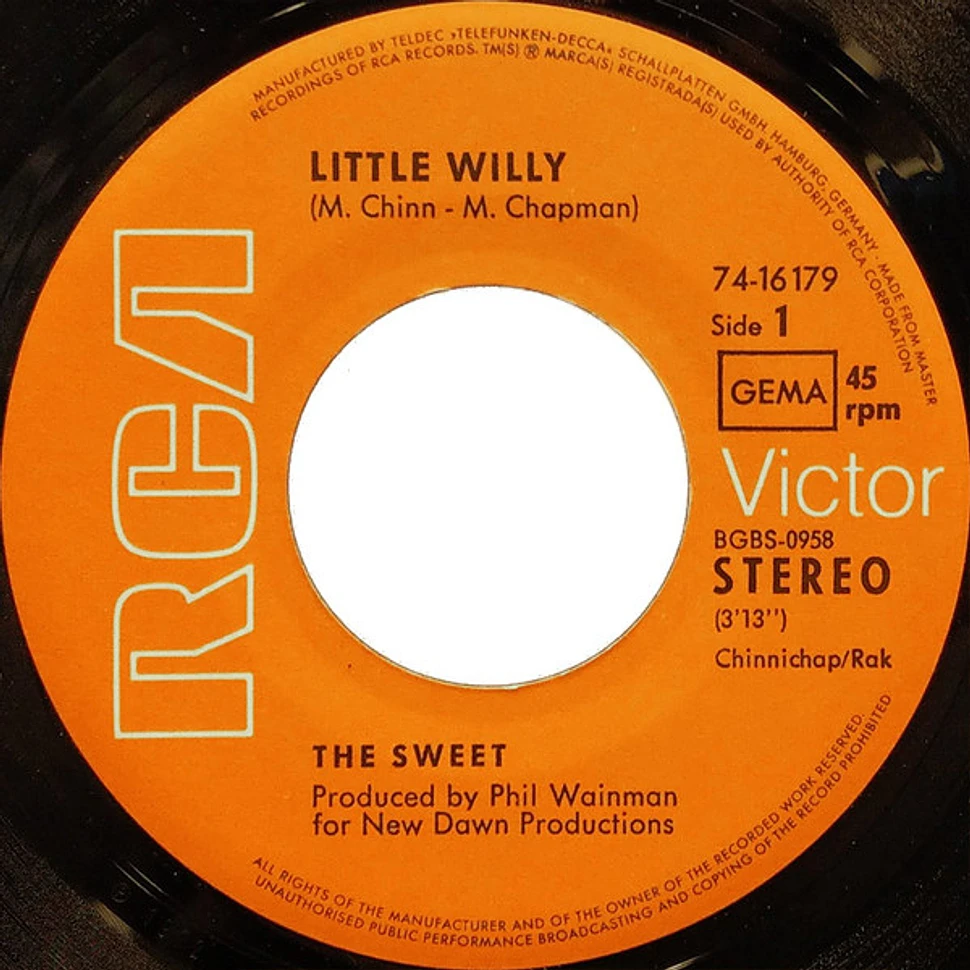 The Sweet - Little Willy