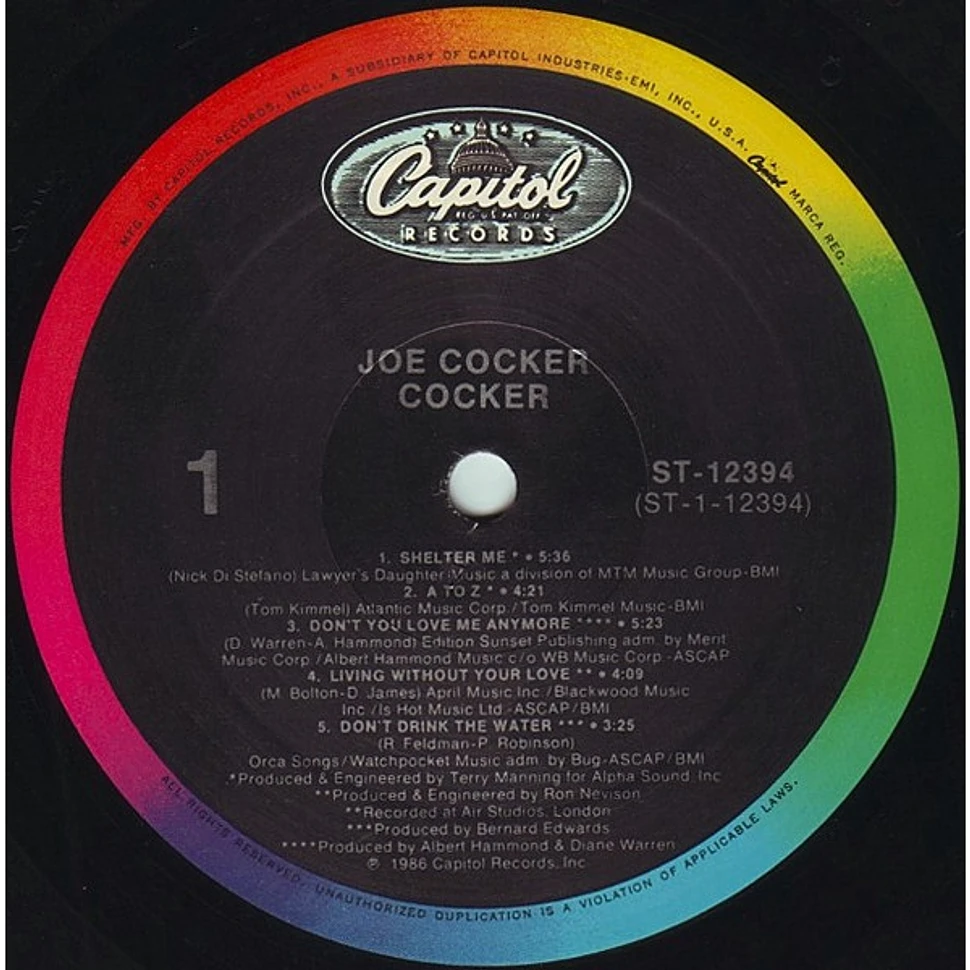 Joe Cocker - Cocker