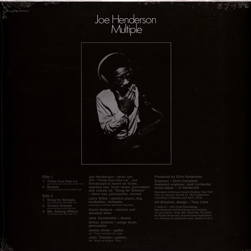 Joe Henderson - Multiple Jazz Dispensary Top Shelf Series