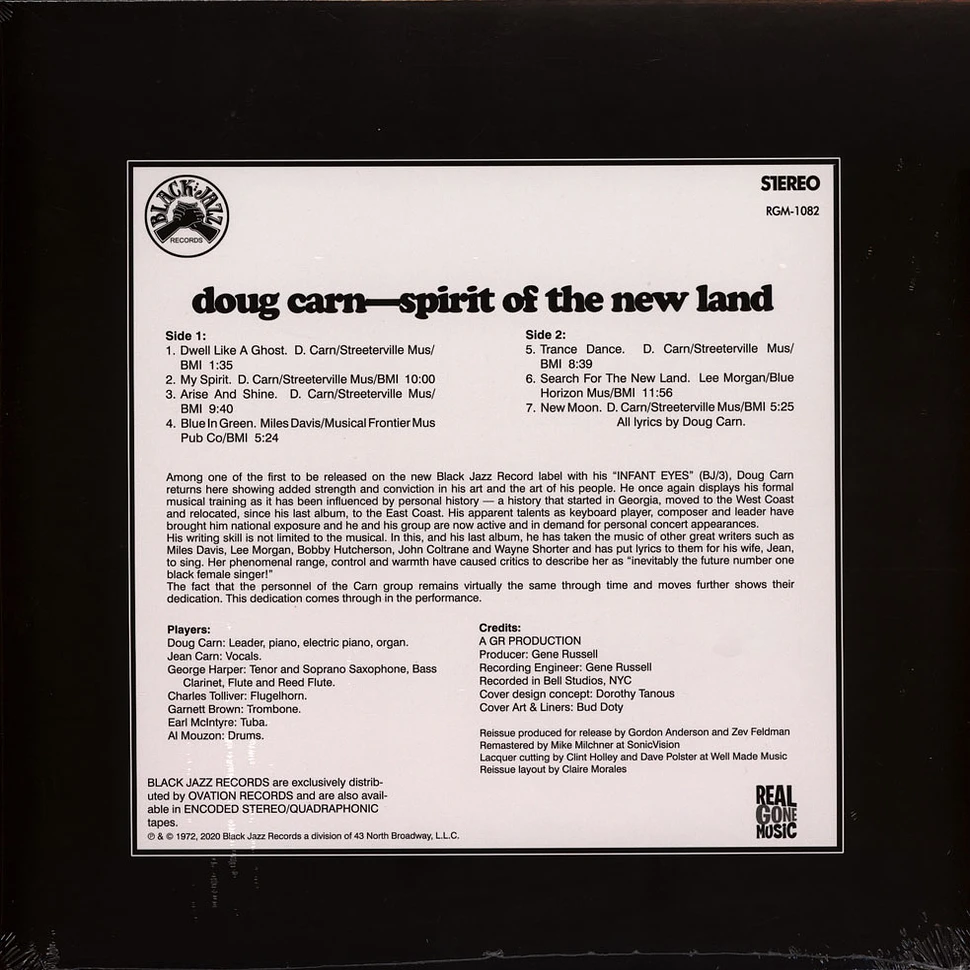 Doug Carn & Jean Carn - Spirit Of The New Land