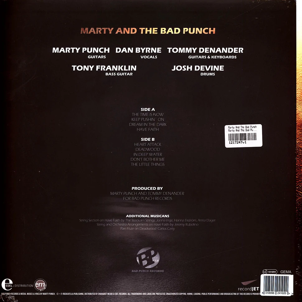 Marty And The Bad Punch - Marty And The Bad Punch Colored Vinyl Edition